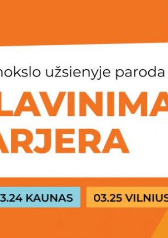 Aukštojo mokslo užsienyje paroda IŠSILAVINIMAS IR KARJERA