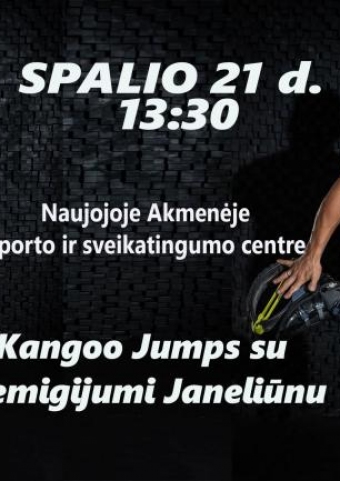 Kangoo Jumps su Remigiju Janeliūnu - Naujojoje Akmenėje